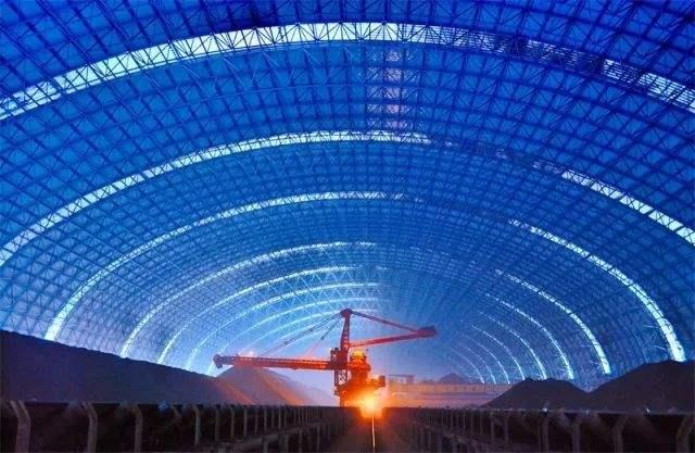 磐石亿优钢构工程师为您解析原料场封闭技术的特点和类型